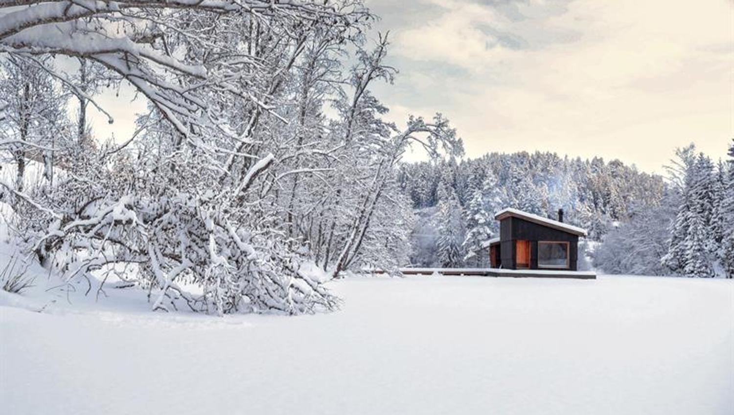 winter Skogens rom sauna