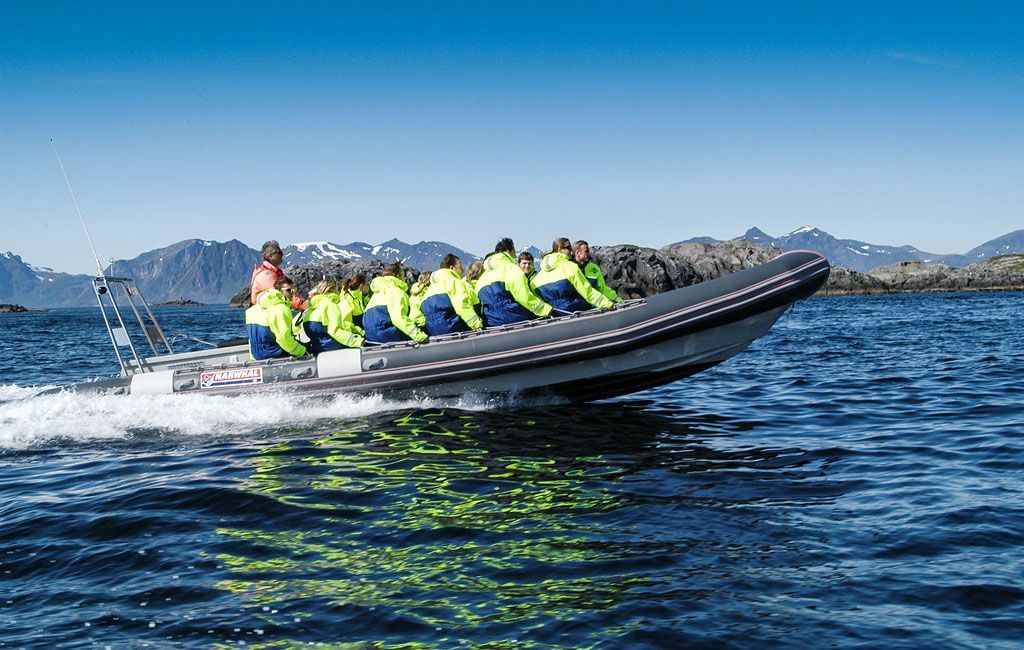 Skjærgårdscruise i Henningsvær med Rib båt