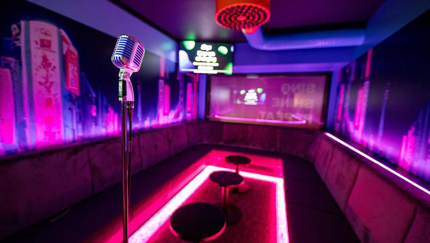 Private karaoke room at EPIC Tromsø.