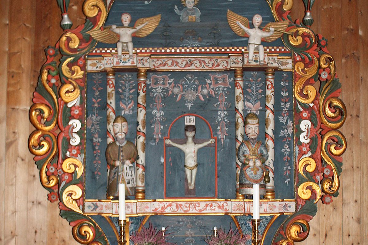 Altertavle Høre Stavkirke