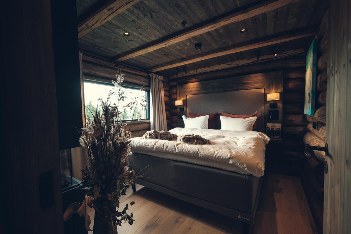 Bedroom in stabburs suite number 1