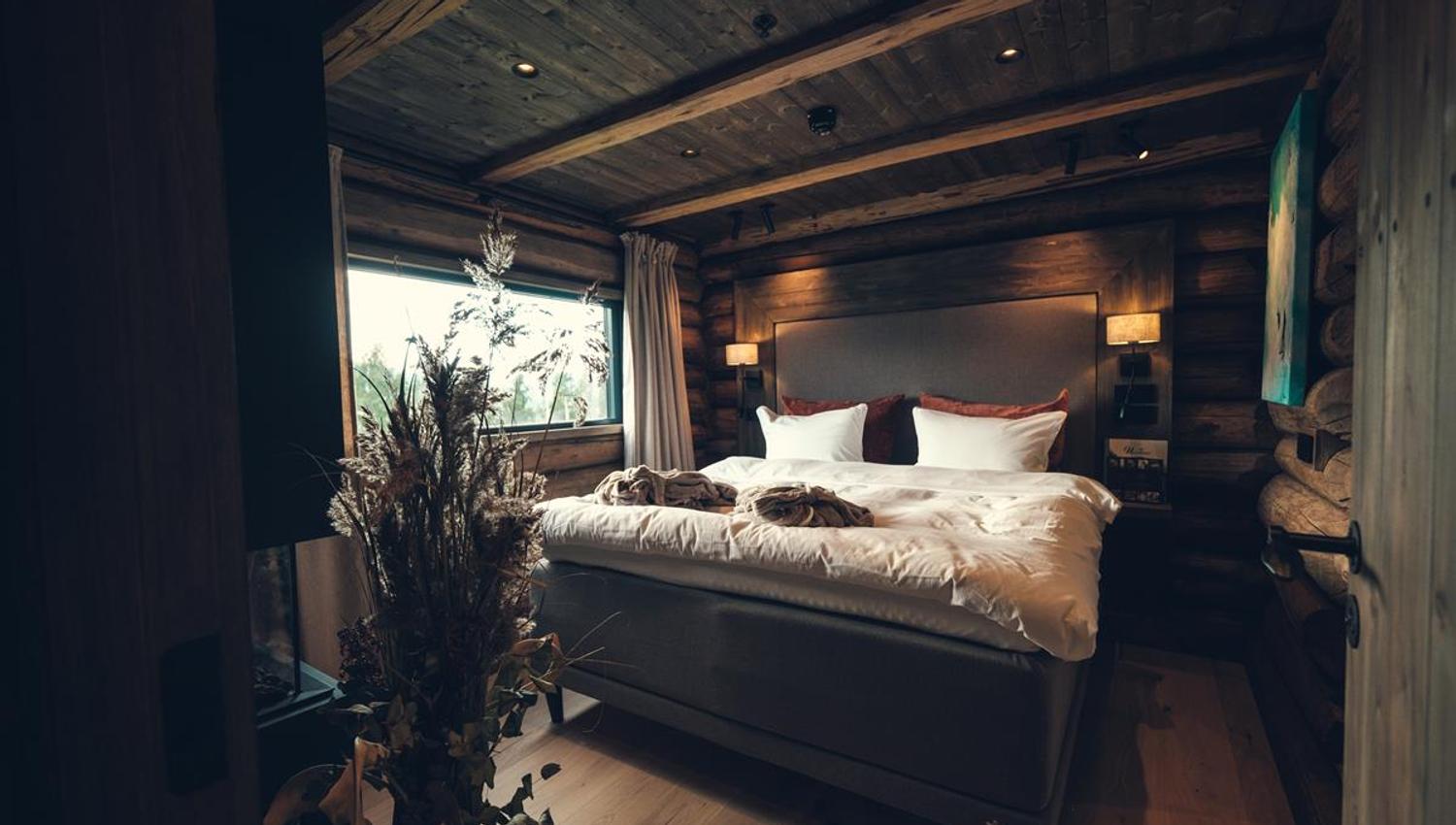 Bedroom in stabburs suite number 1