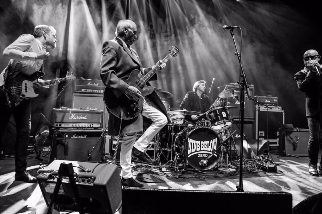 NINE BELOW ZERO til Cafe 3B, Tr.heim, Fred 18 Sep.