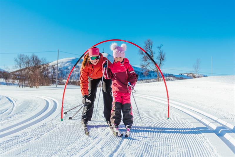cross-country skiing at Vierli