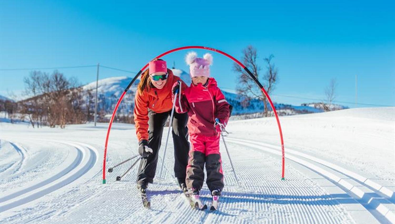 cross-country skiing at Vierli