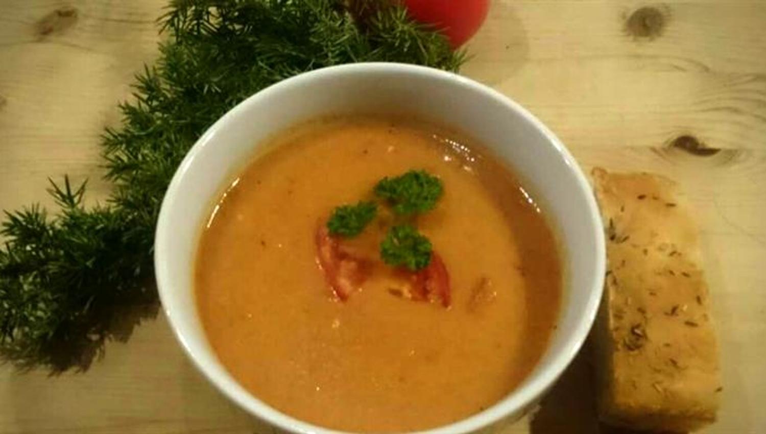 Garveriet Kafe og Gjenbruk i Snåsa på Innherred - nydelig suppe