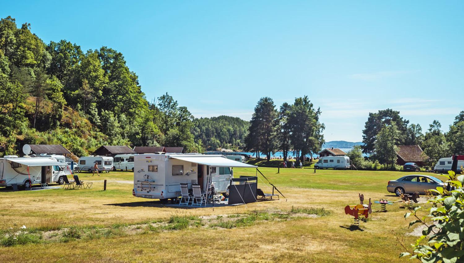 Olavsberget camping i Porsgrunn