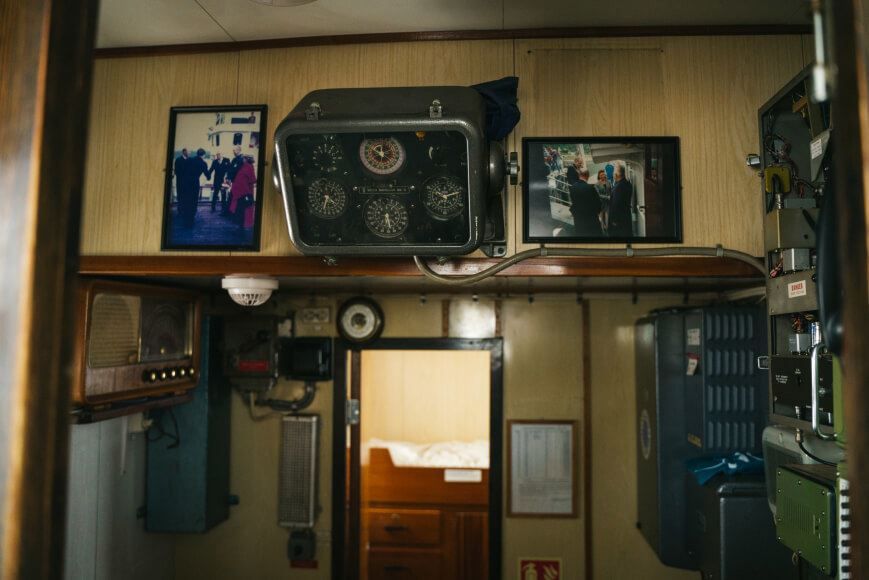 The inside of MS Polstjerna in Tromso