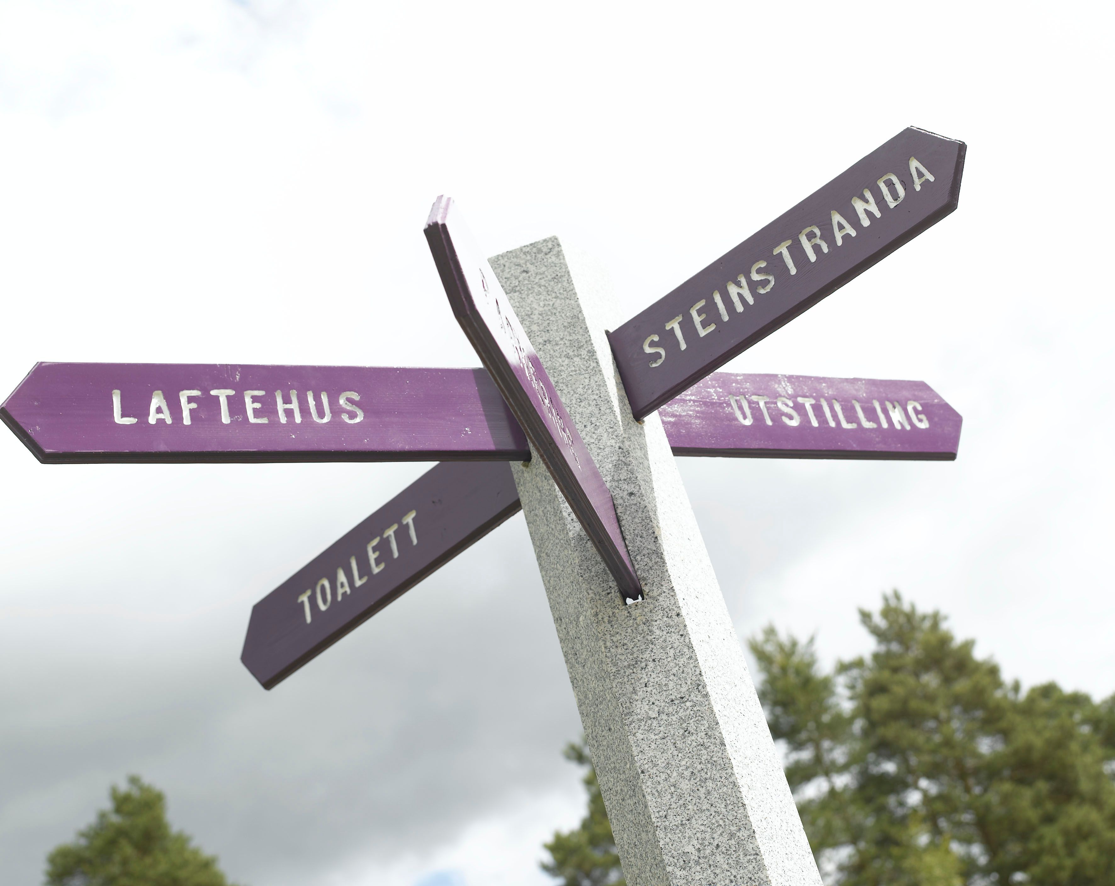 Mineralparken skilt
