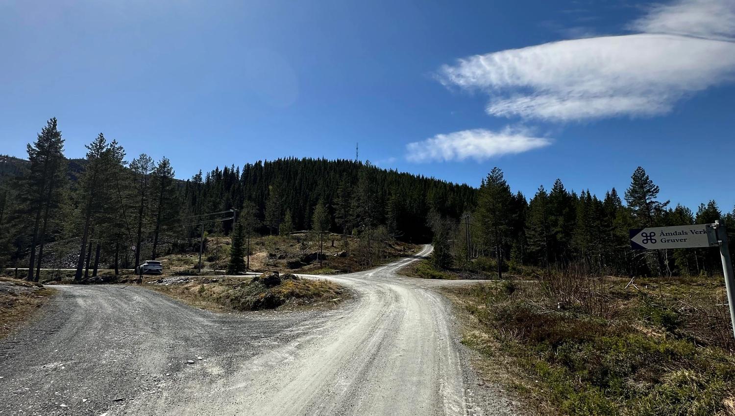 Kryss. Starten av turen.