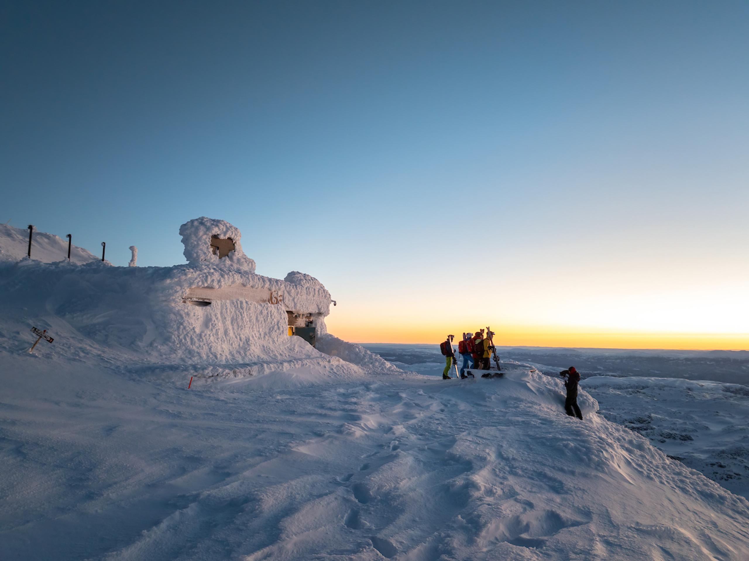 Winter at Gaustatoppen