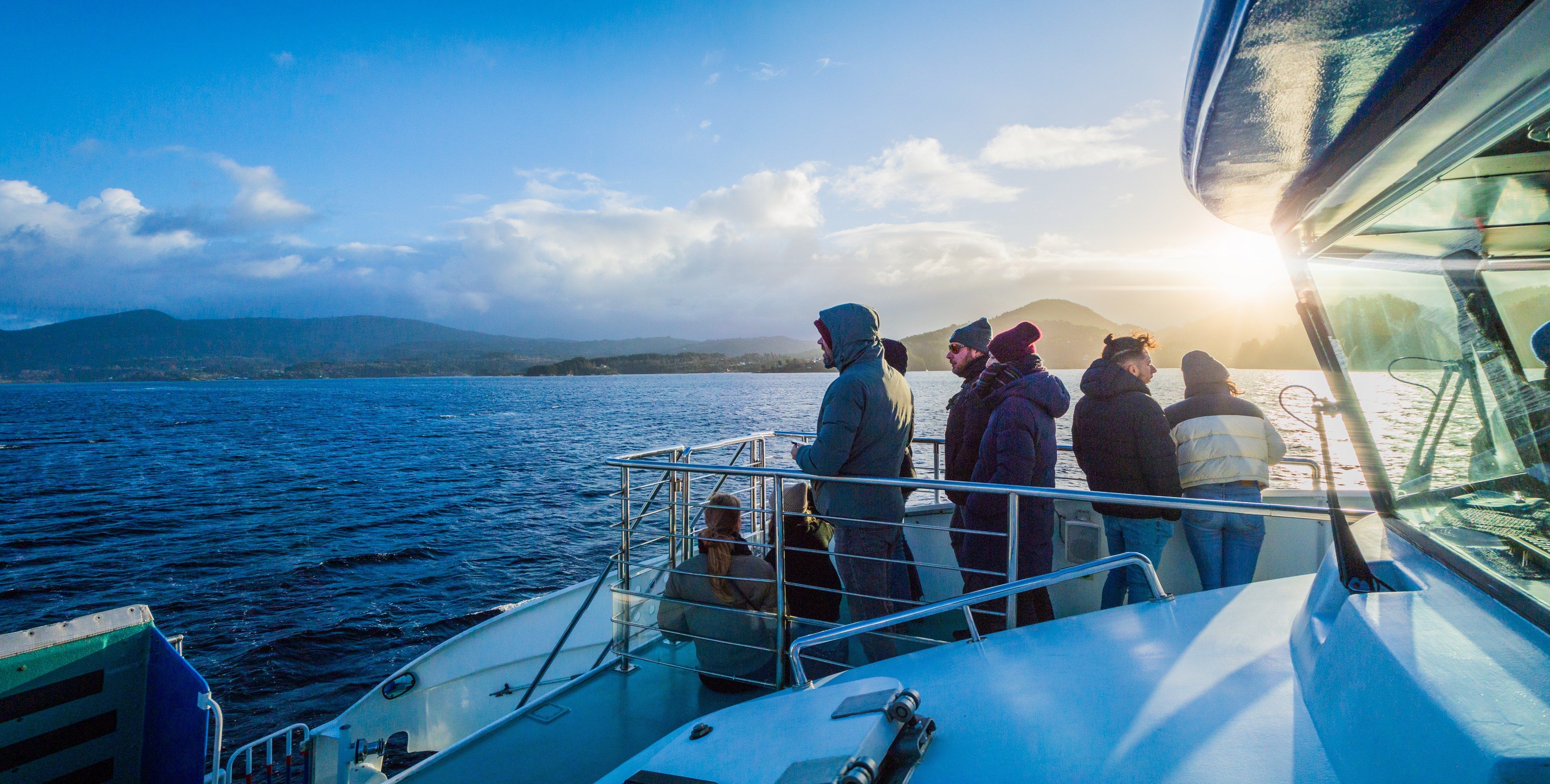 Viewpoint out on deck