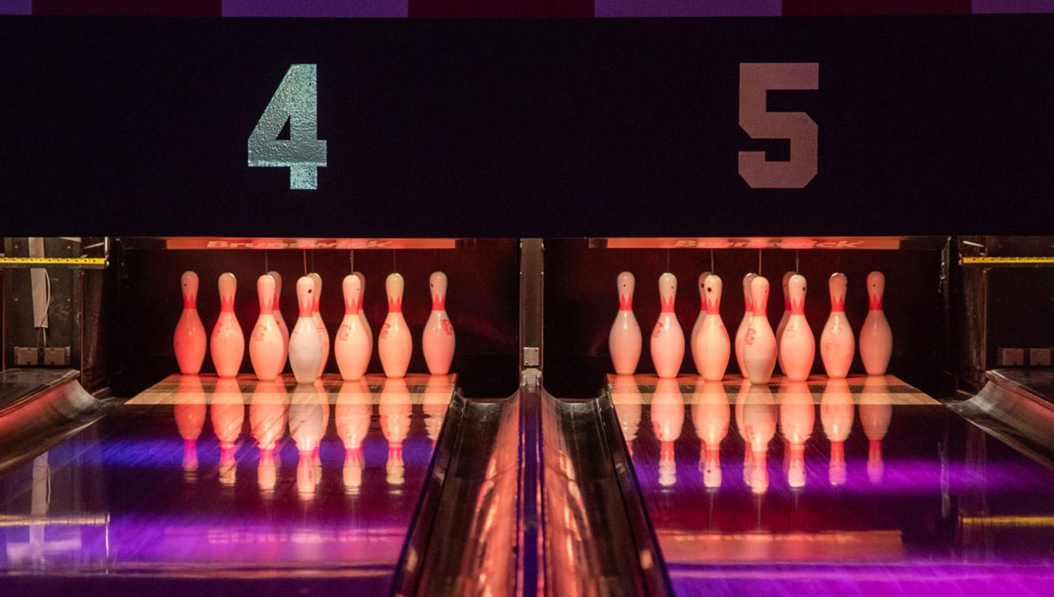 bowling at O'Learys in Skien