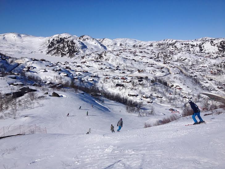 Skifører på slalåmski Ljosland