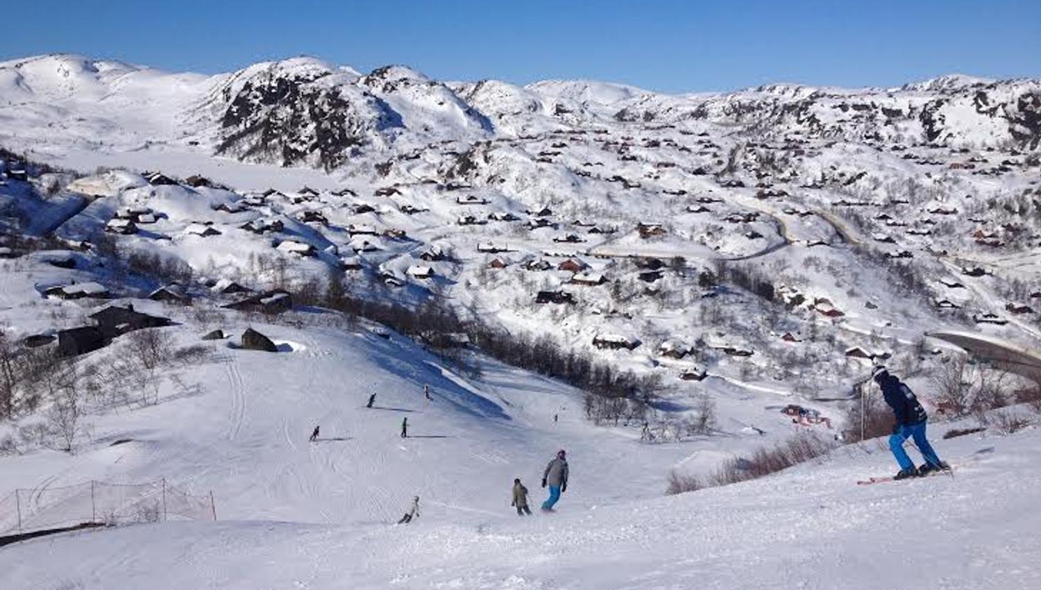 Skifører på slalåmski Ljosland