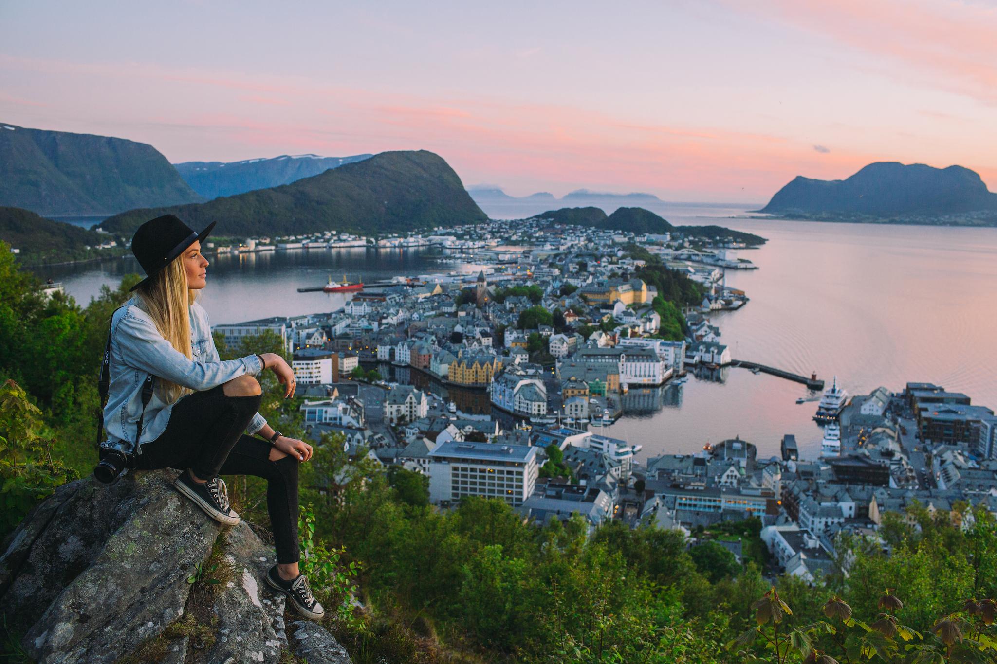 Mount Aksla in Ålesund