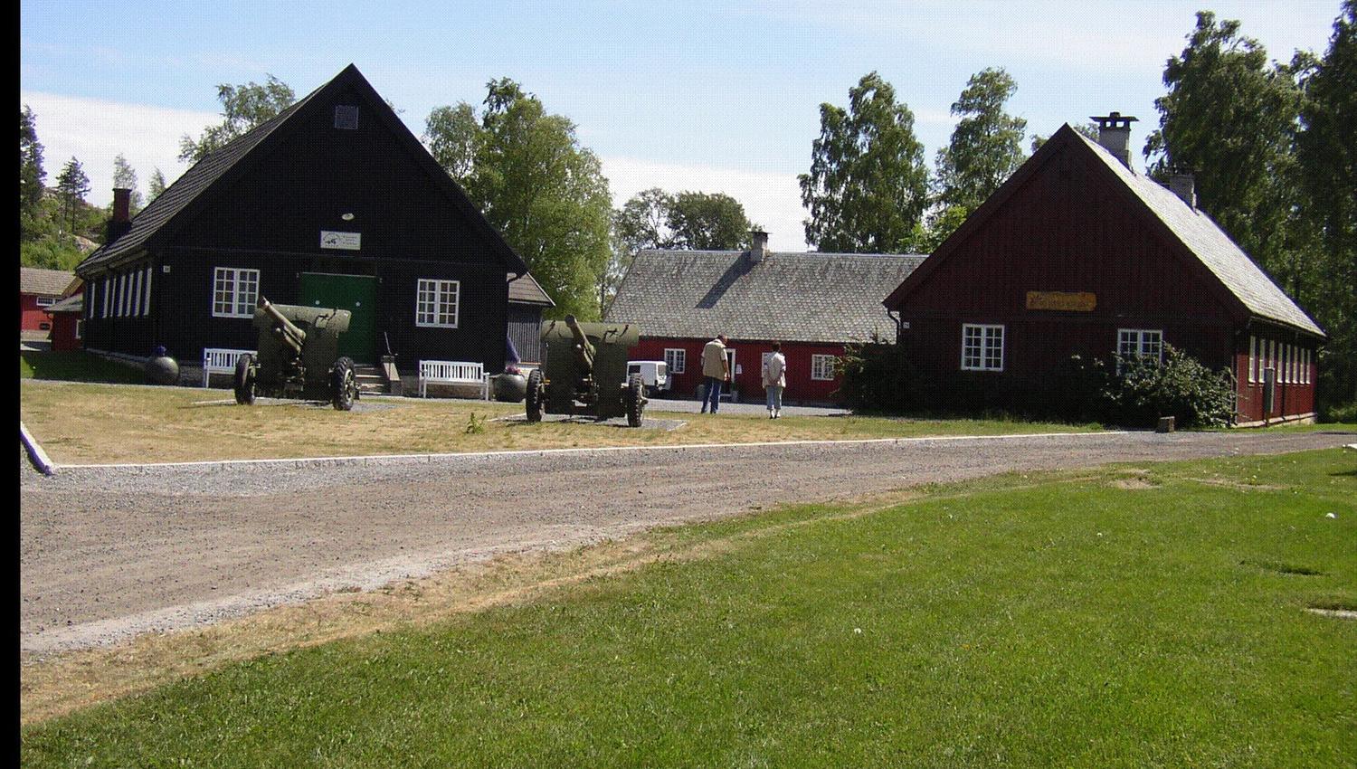 Store bygninger på slette