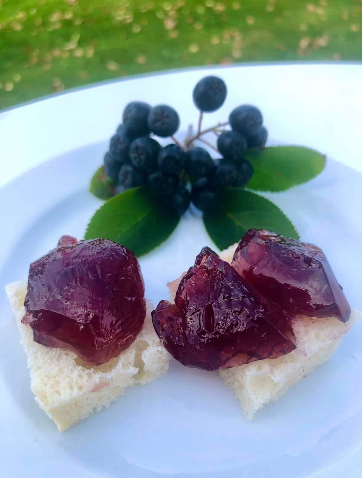 Aronia gelé på skiva