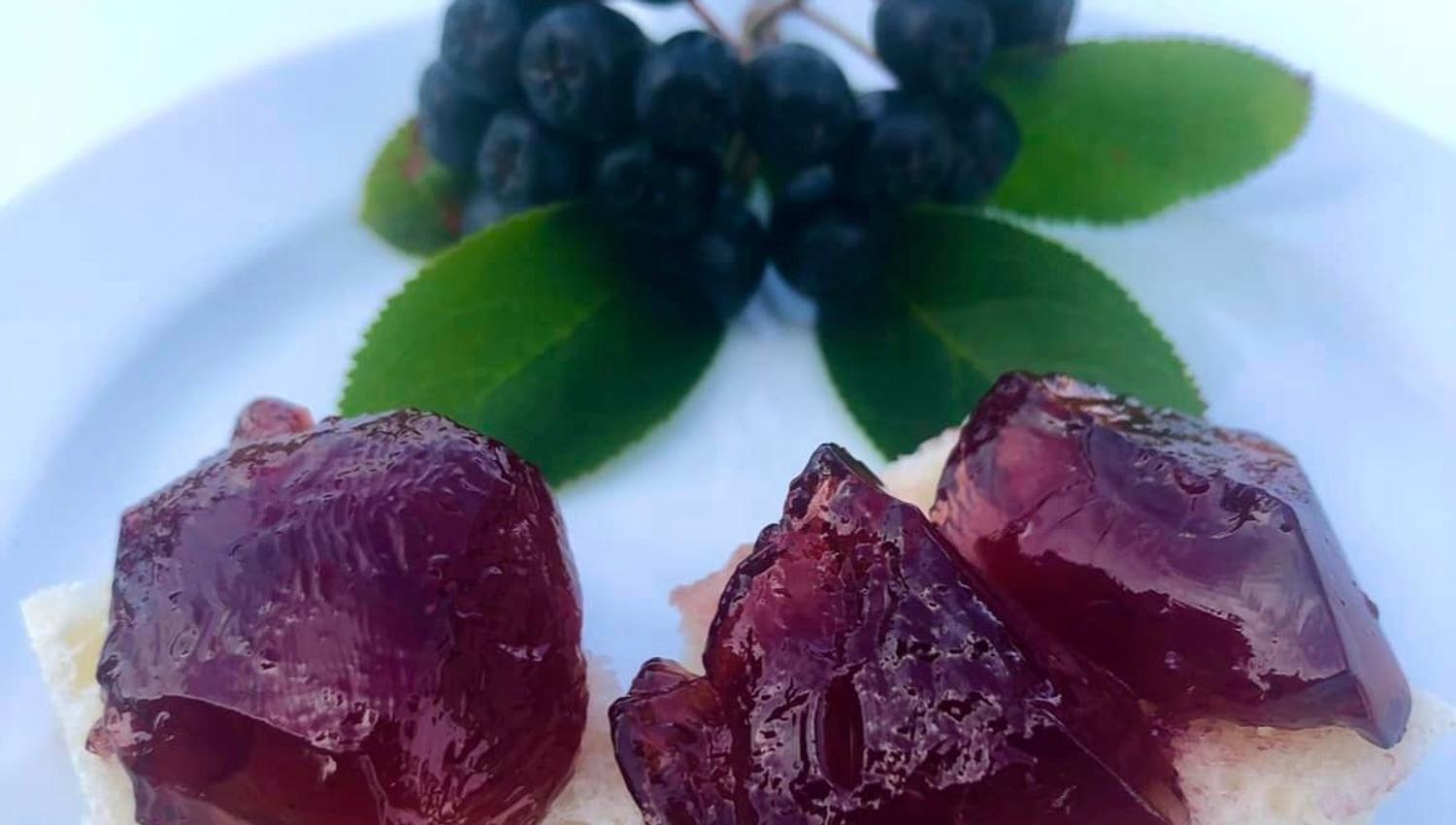 Aronia gelé på skiva