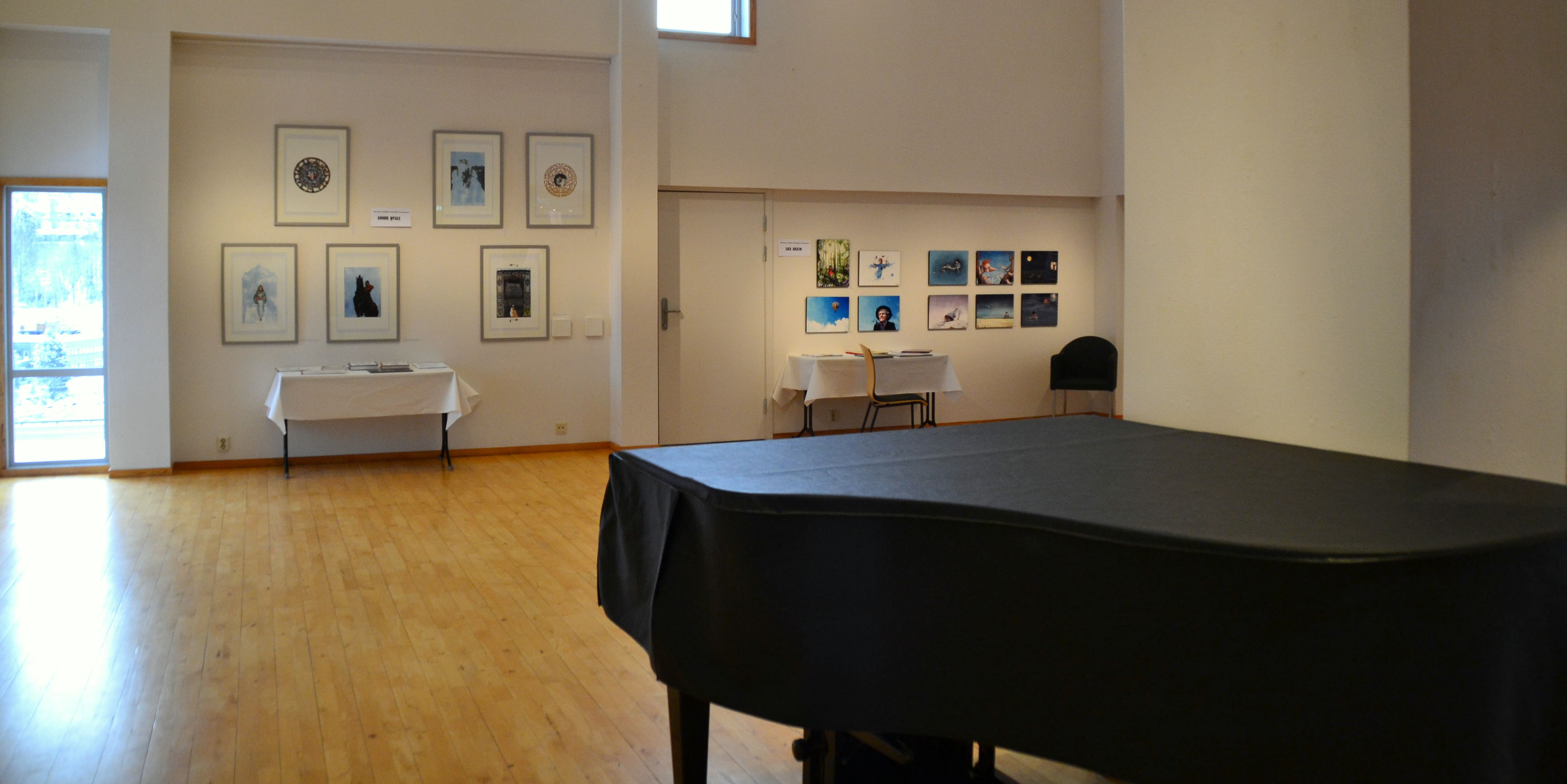 Skiftene utstilling i Galleri Syningen. 