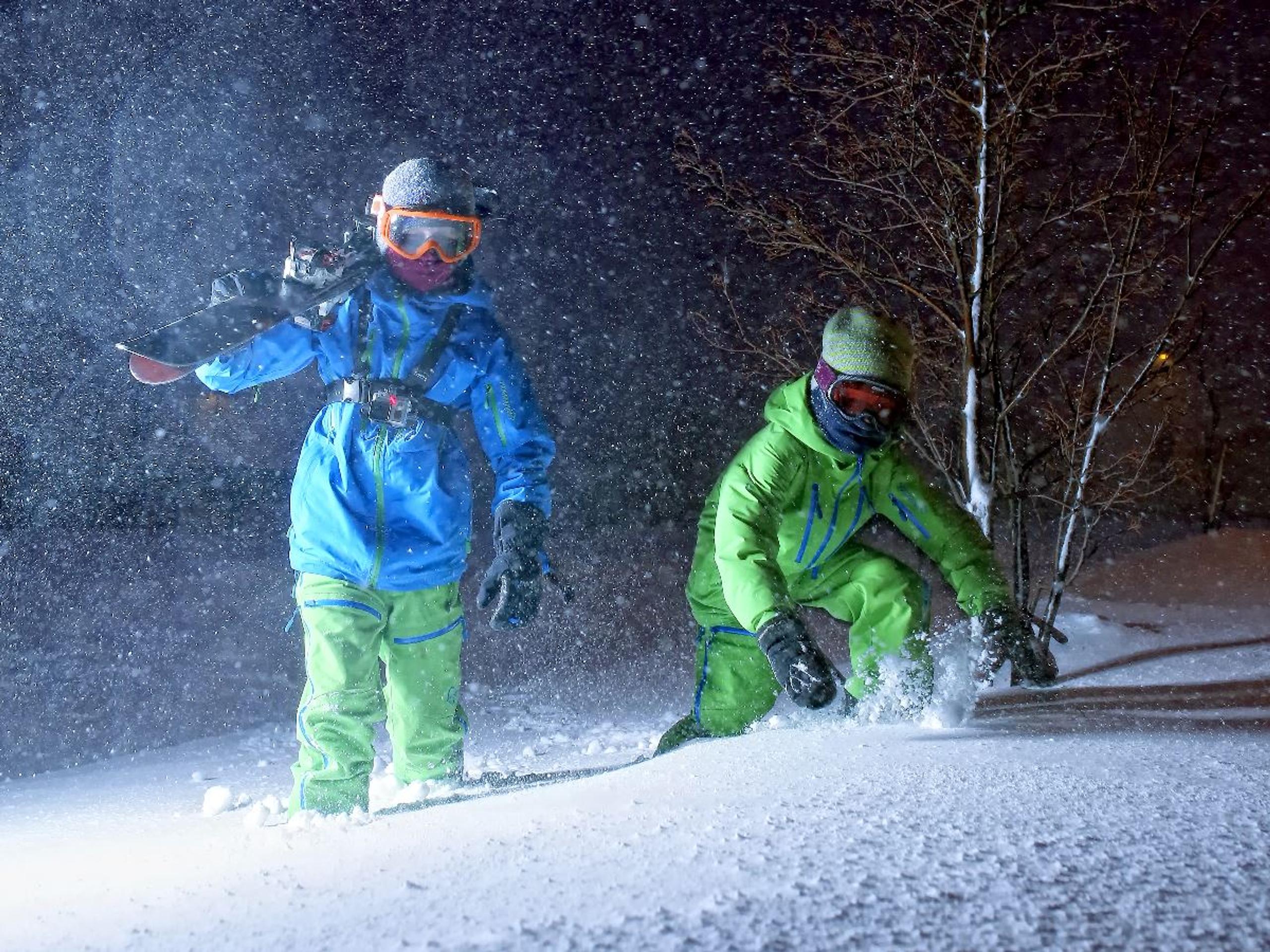 Arctic Kids Polar Night Skiing