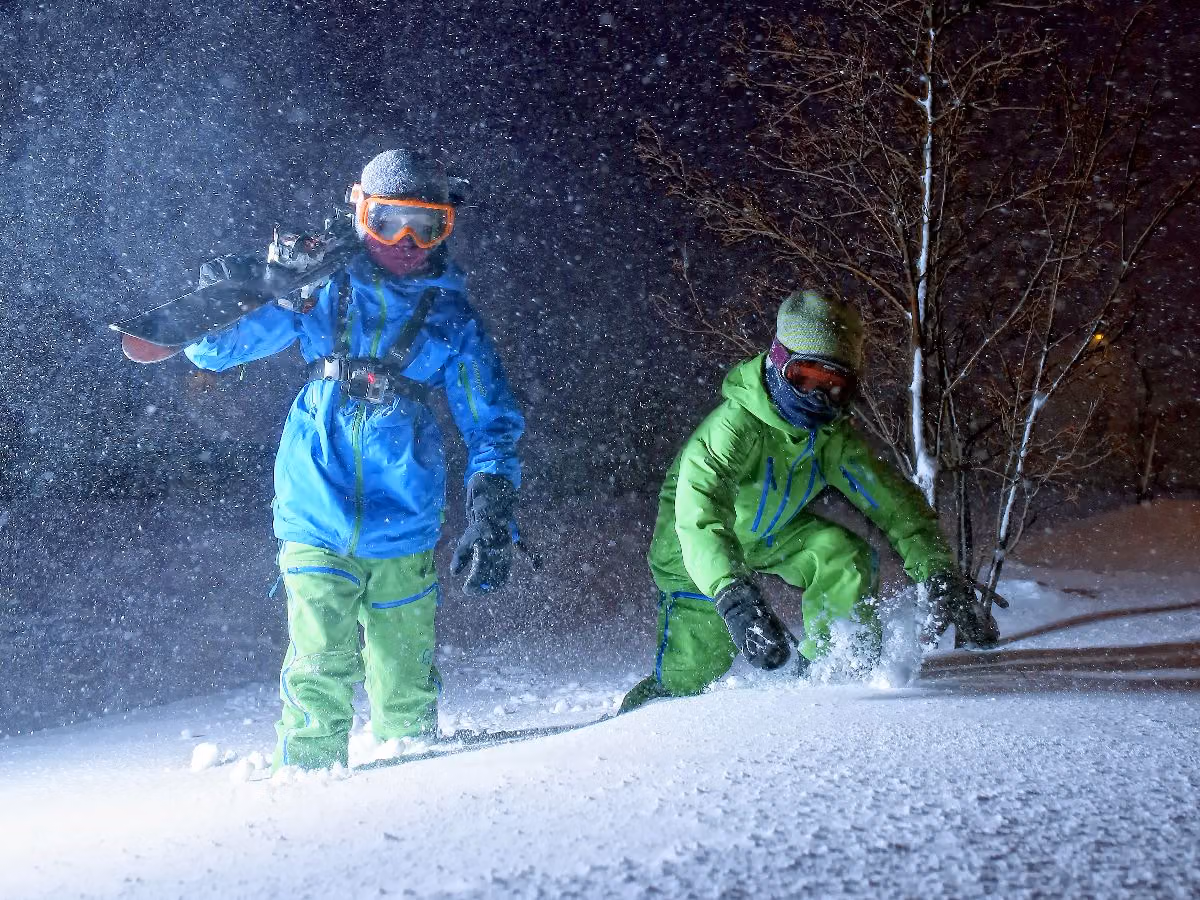 Arctic Kids Polar Night Skiing