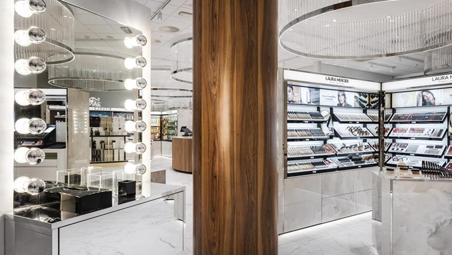 beauty products department, Steen & Strøm, Oslo