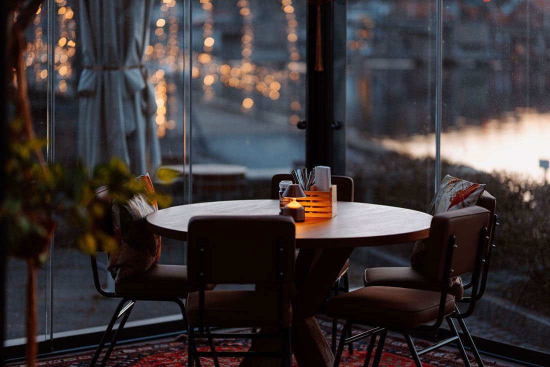 table at Jonas B Gundersen in Porsgrunn