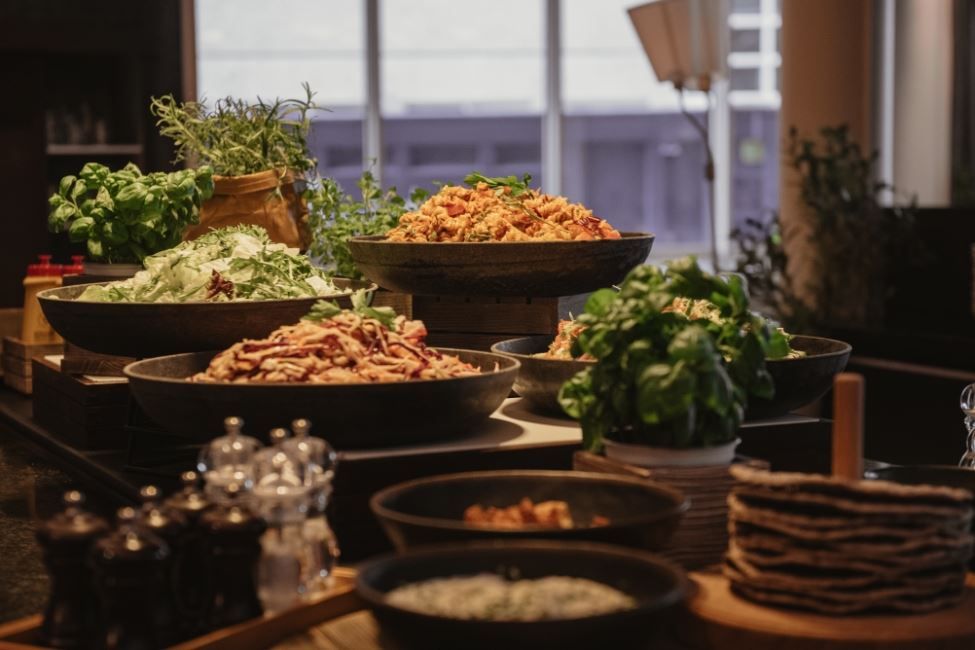 Selection from the breakfast buffet