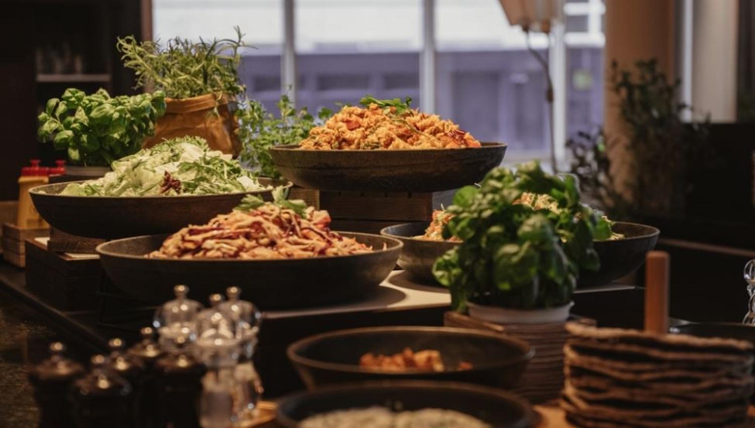 Selection from the breakfast buffet