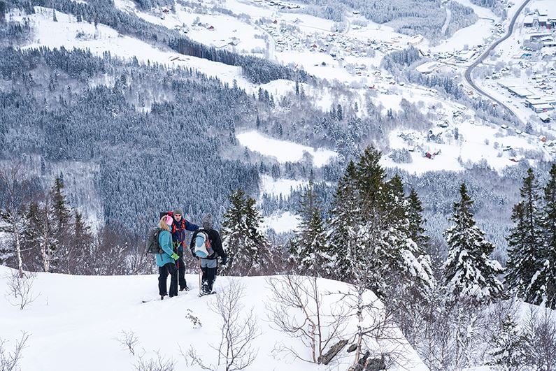 Snowshoeing at Hanguren
