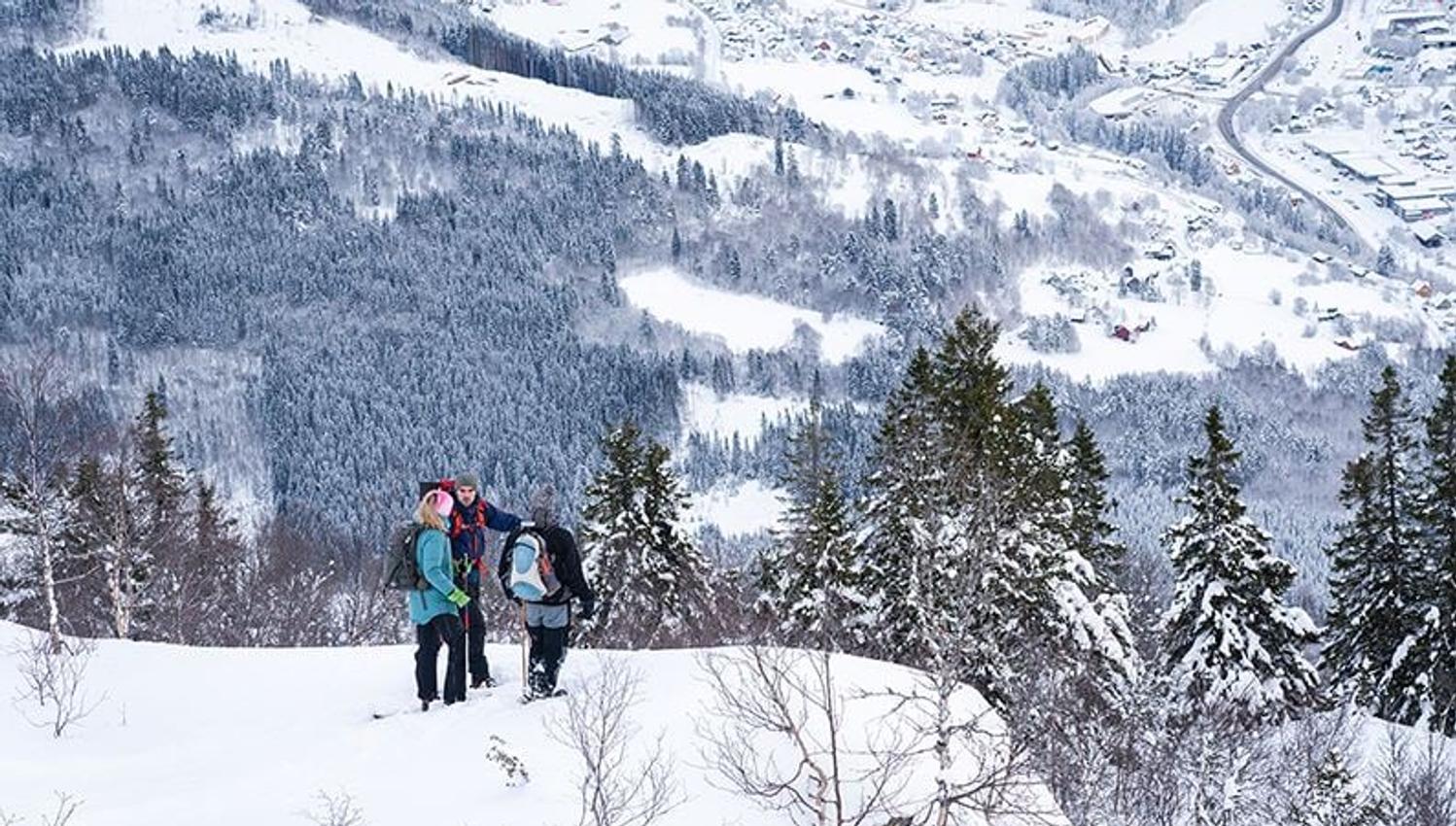 Snowshoeing at Hanguren