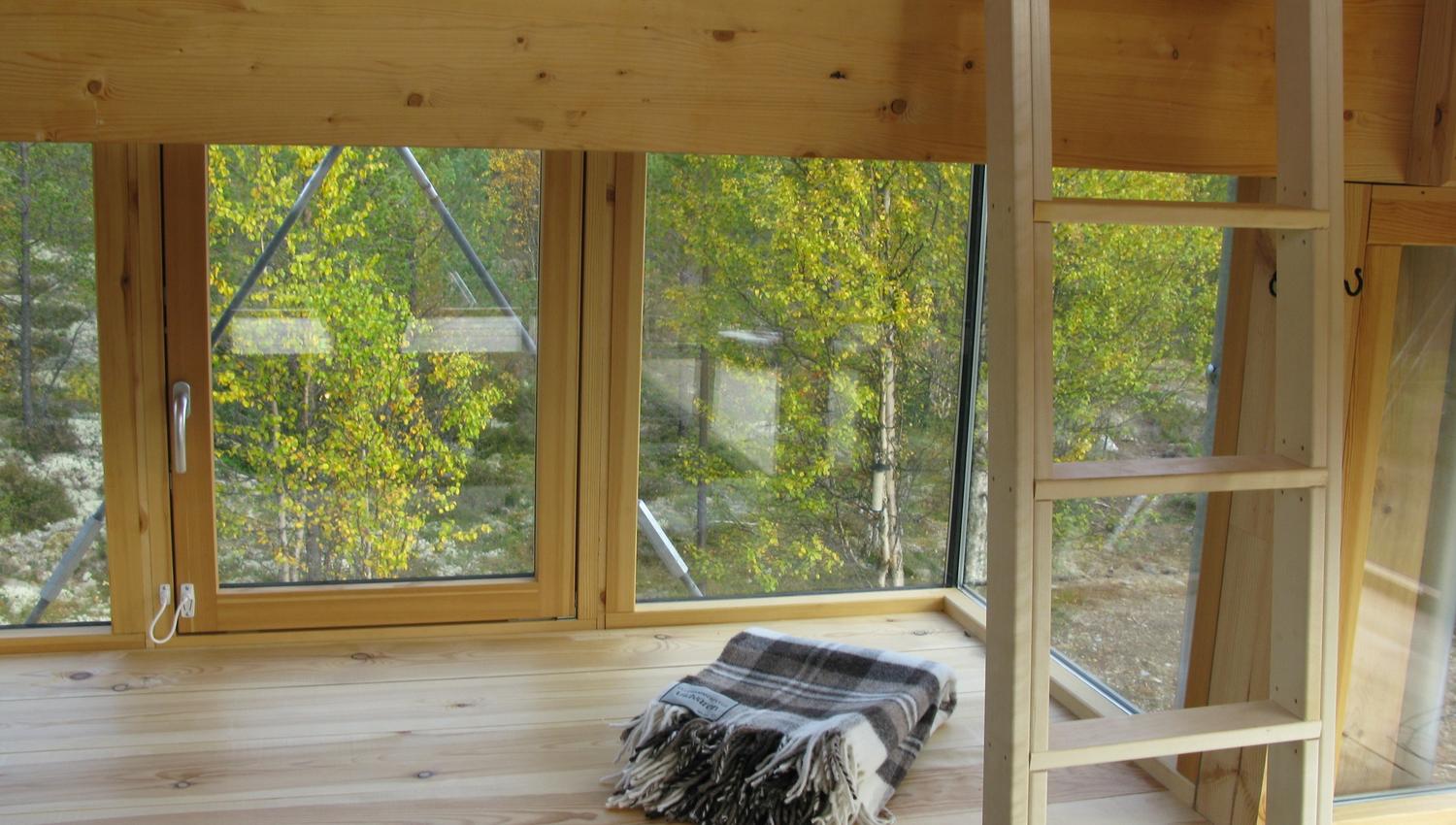 Soveplass i Elgtårnet i Espedalen