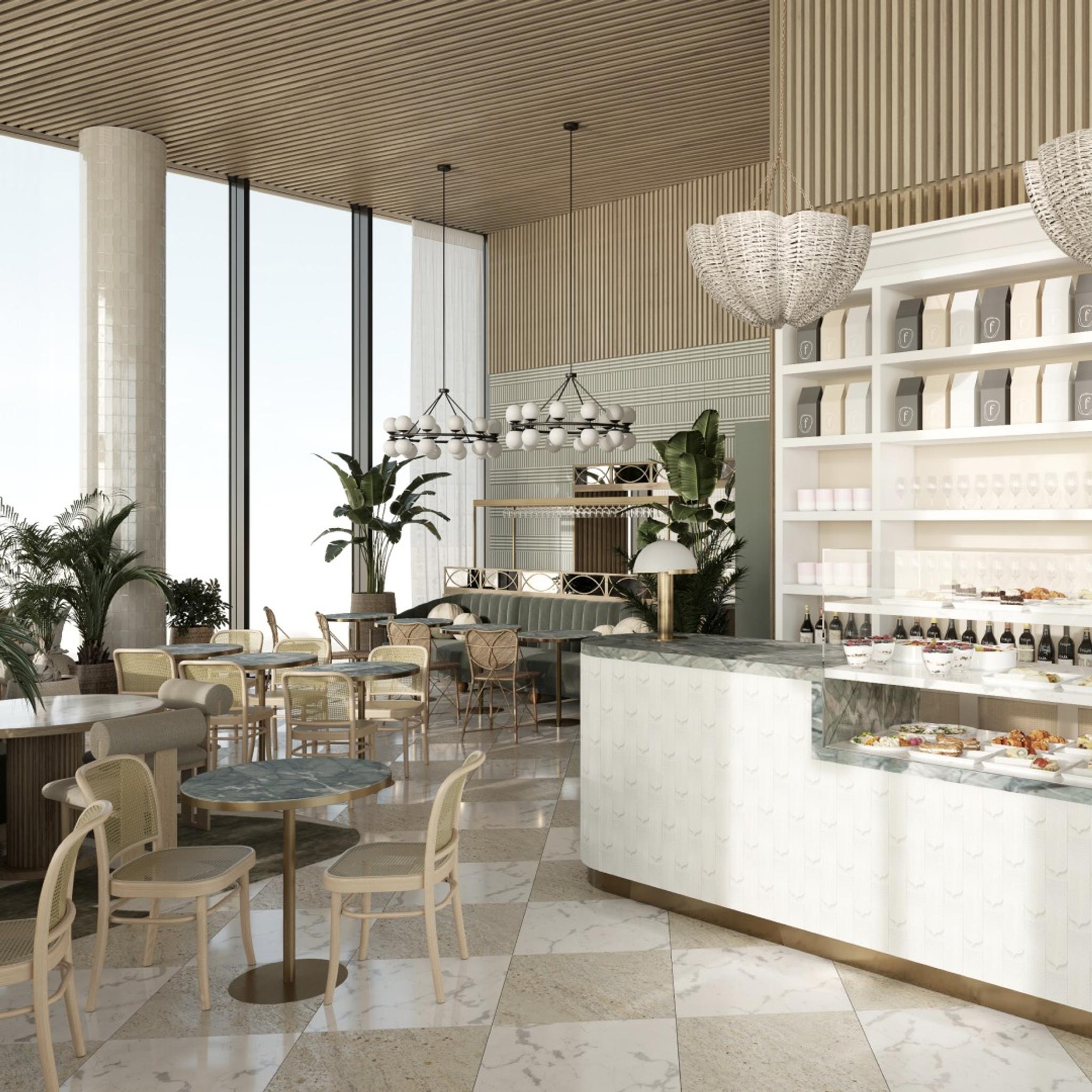 Stilvolles und einladendes Interieur in Stavangers Großstadtcafé
