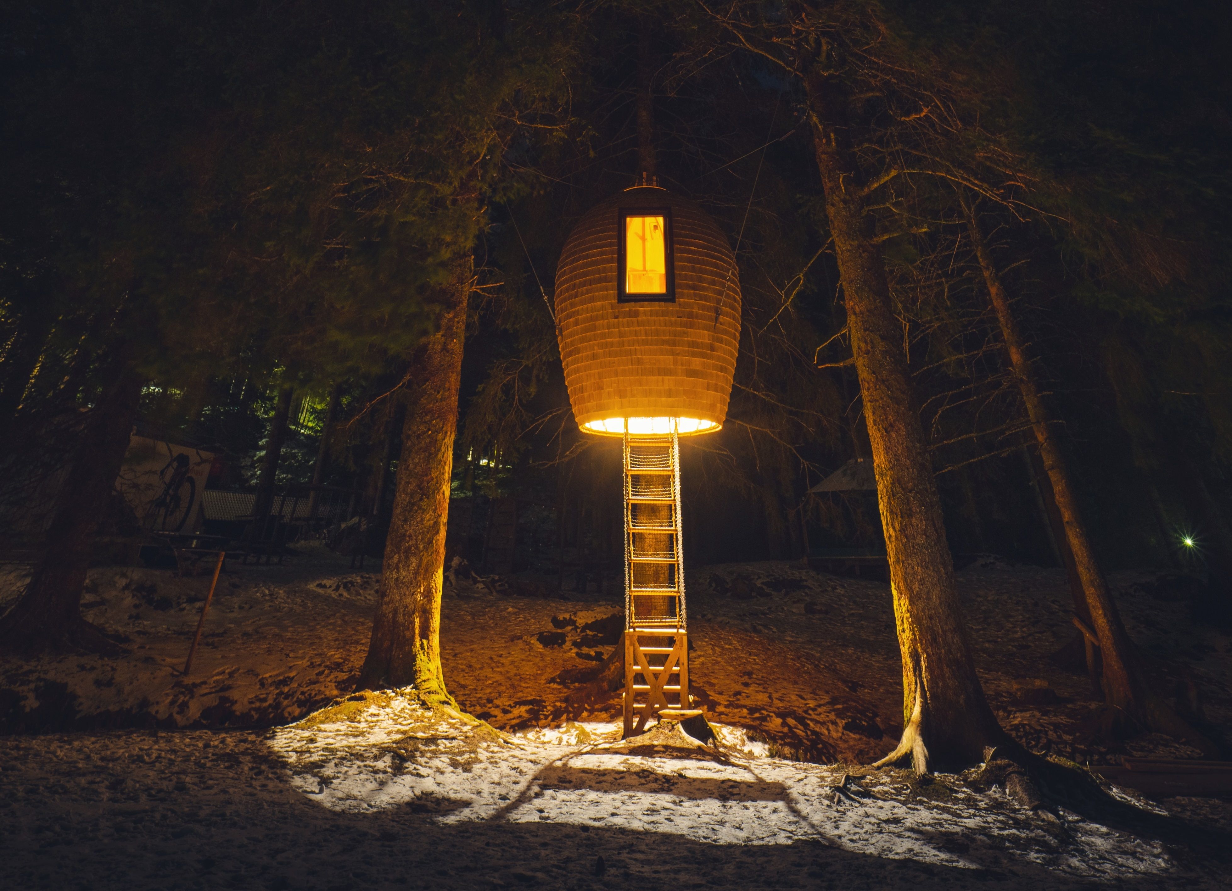 Unique accommodation at Mount Fløyen