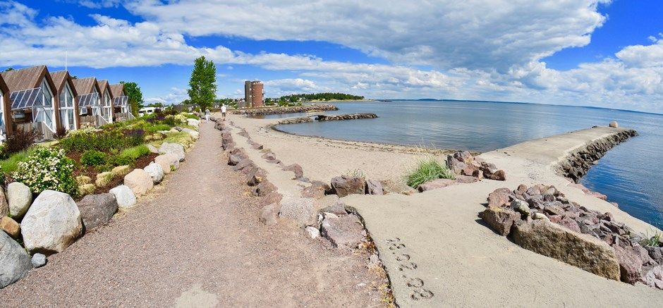 Beach promenade