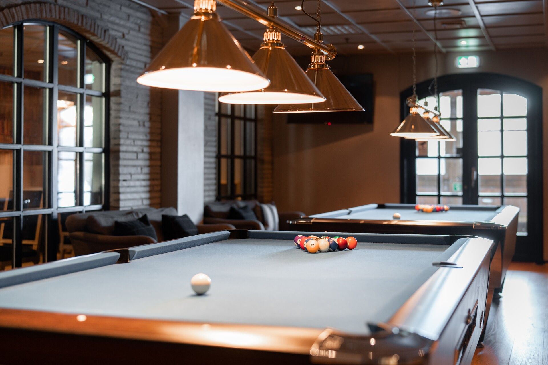 The pool table at Scandic Hafjell