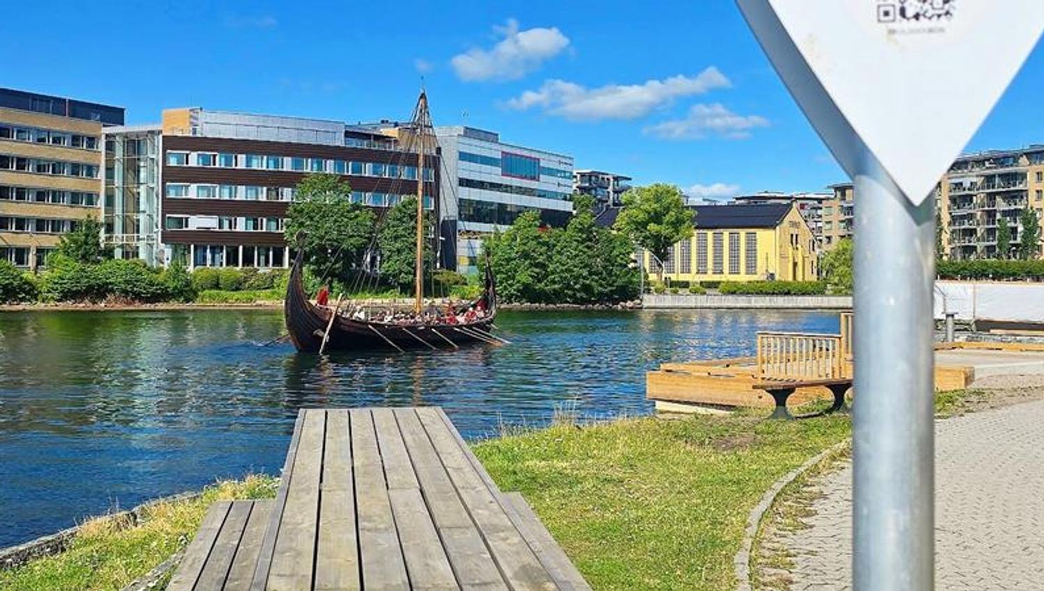 Kajakkbox at Vikingodden in Tønsberg