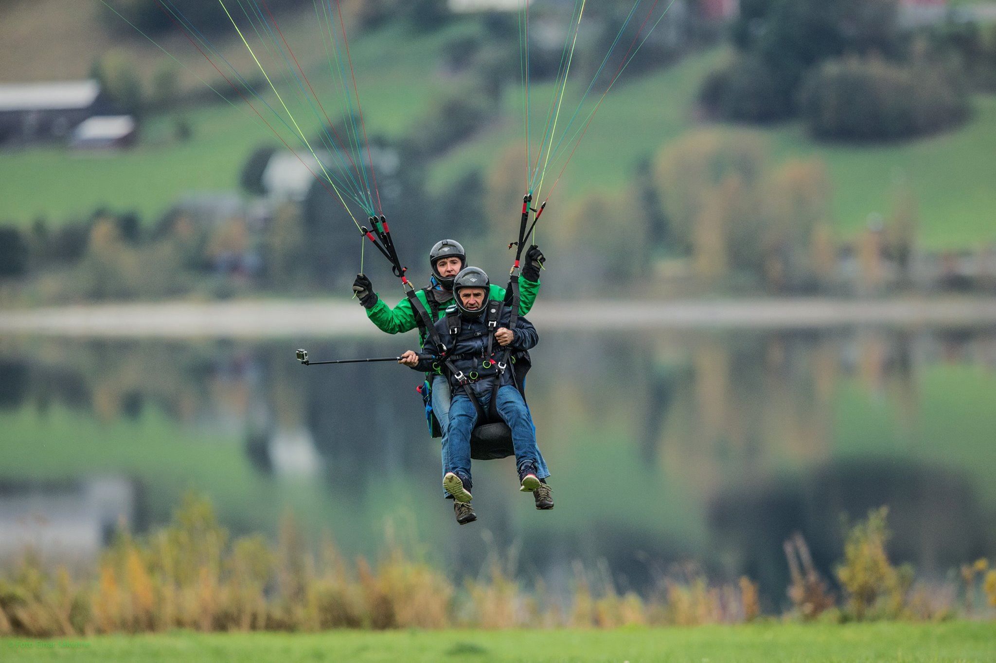 Tandem paragliding med Voss HPK