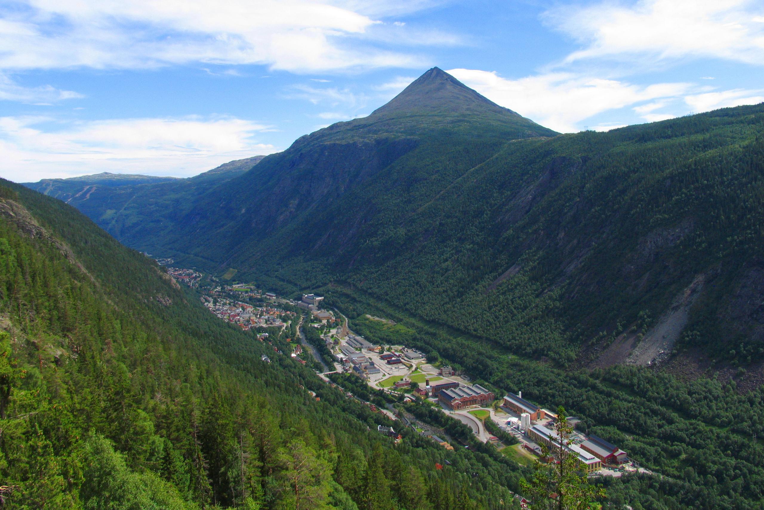 Rjukan is on UNESCOs world heritage list due to the unique industrial history