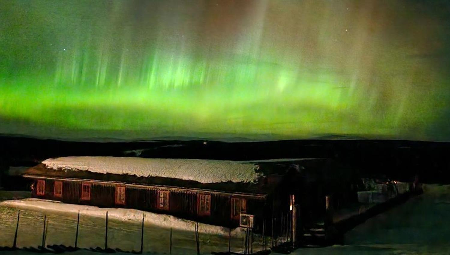 The northern light at Skotten Seter