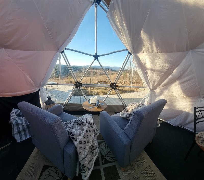 Arctic Dome hos Svenseid Alpakka
