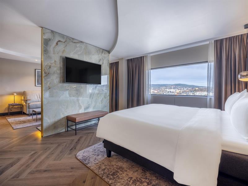 Interior of hotel room