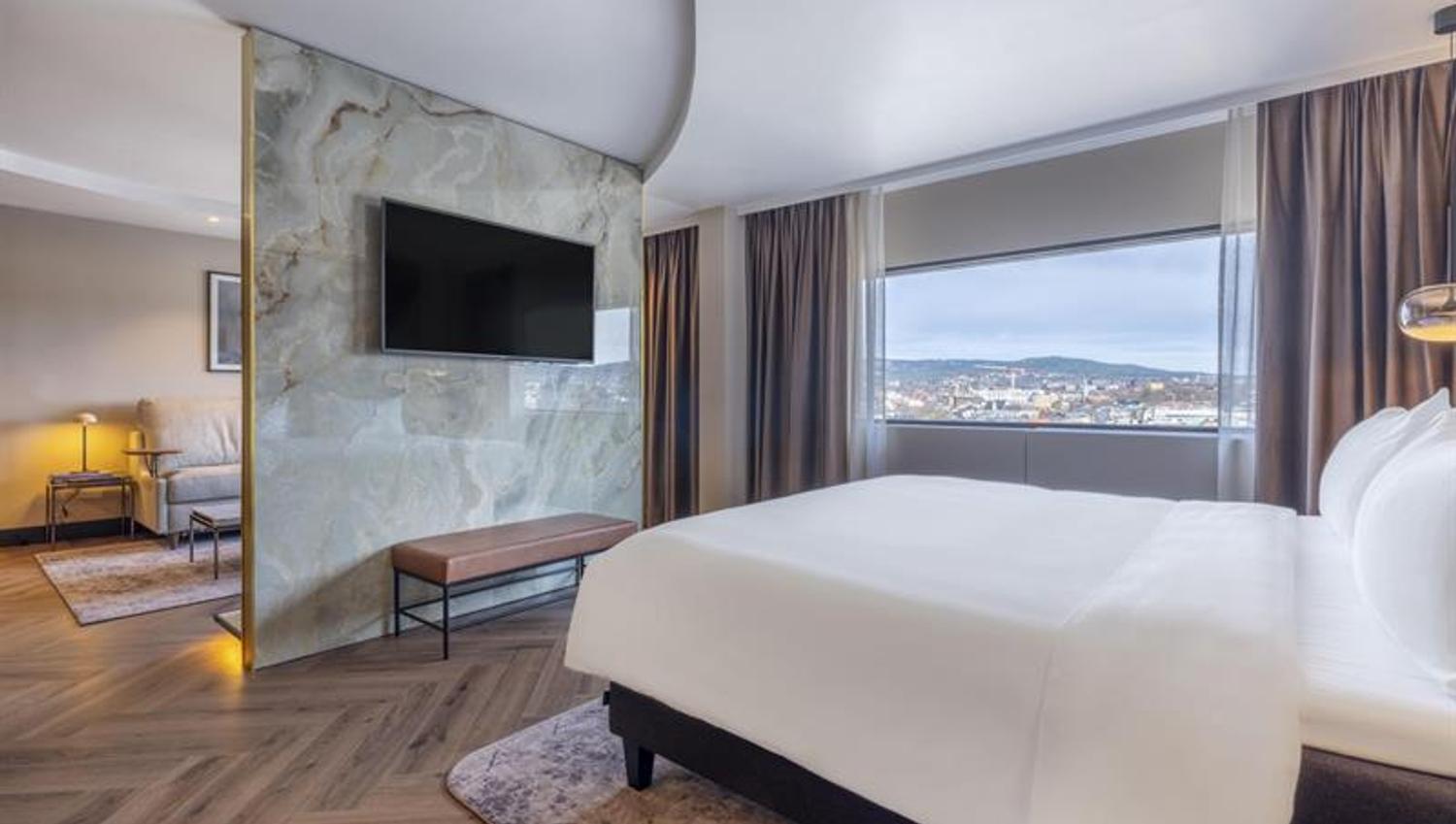 Interior of hotel room