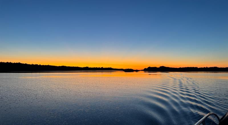 Sunset at sea