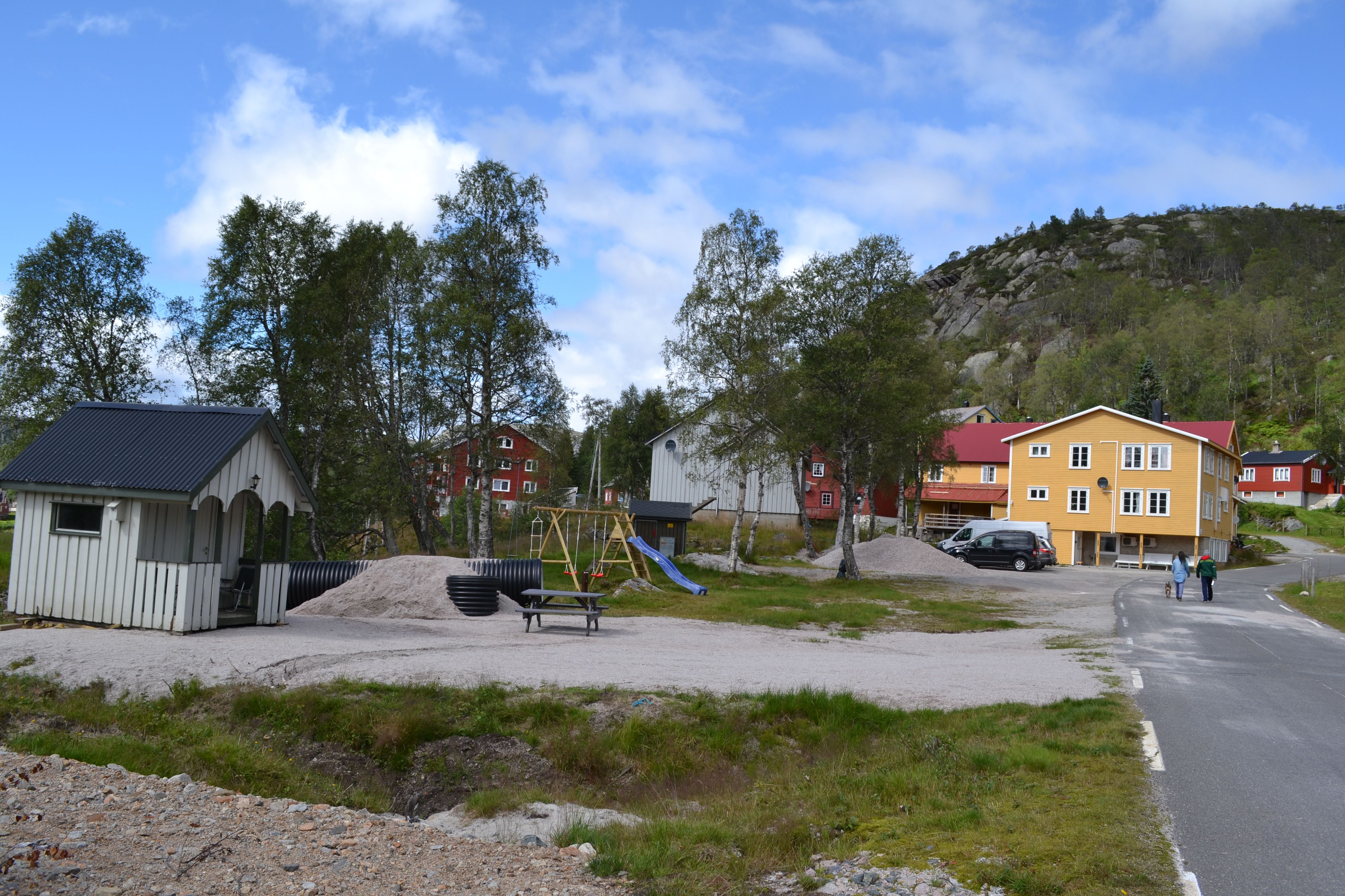 Lekeplass ved camping