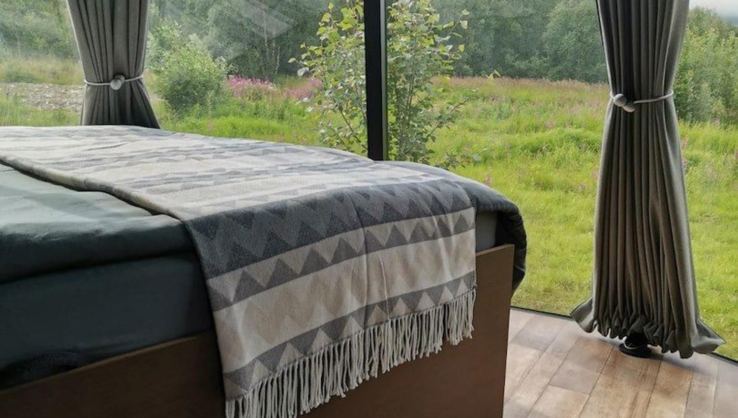 View from the bed's edge