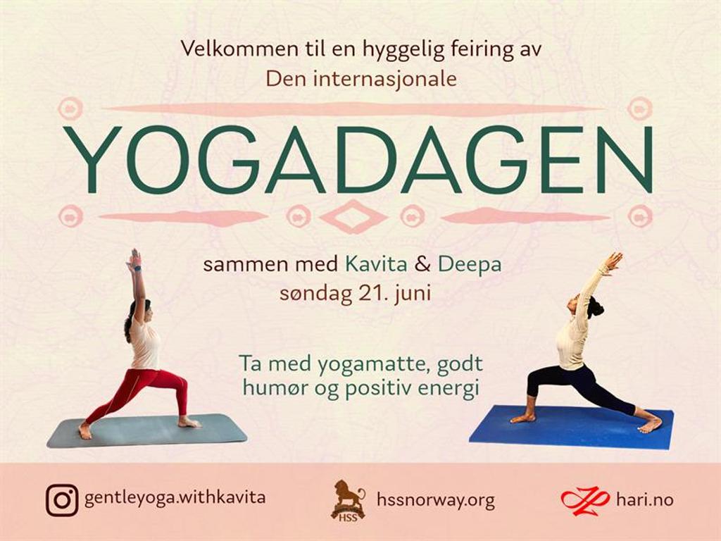 Plakat for Yogadagen