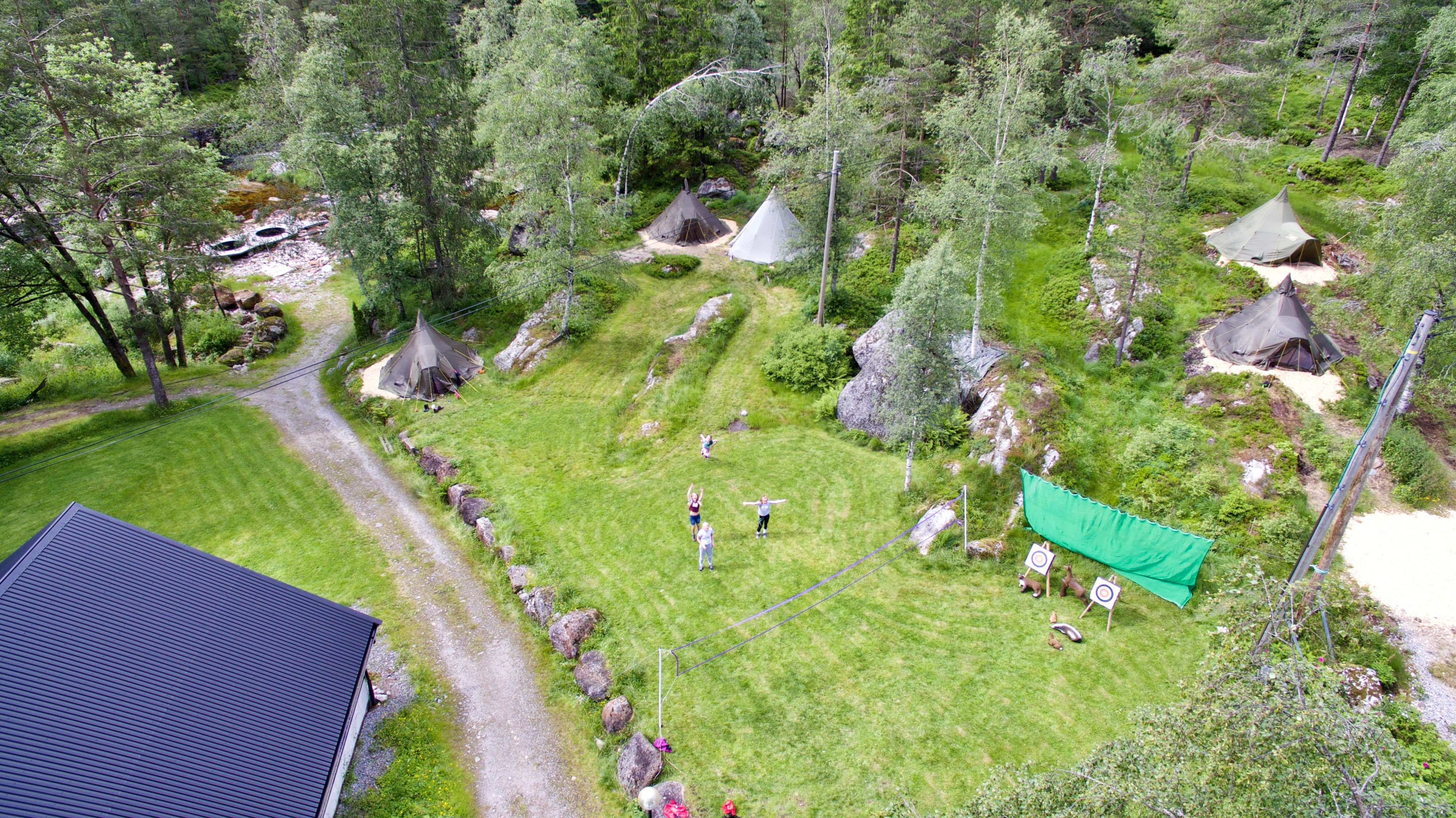 Tee-pee cabins in Sirdal