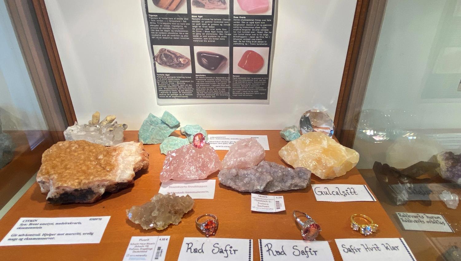 Rocks in different colors